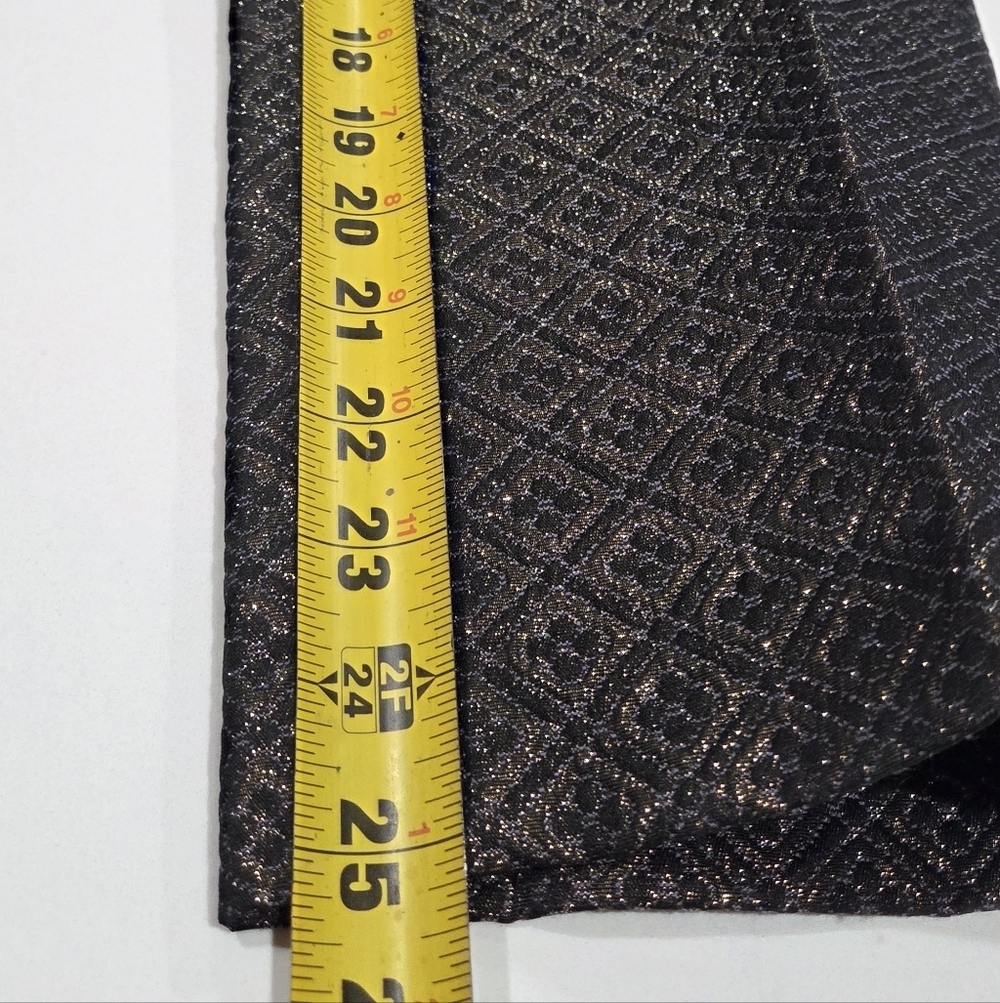 Ann Taylor LOFT Pants 8 Marisa Metallic Brocade Jacquard Pencil Ankle NWOT. - Picture 9 of 12